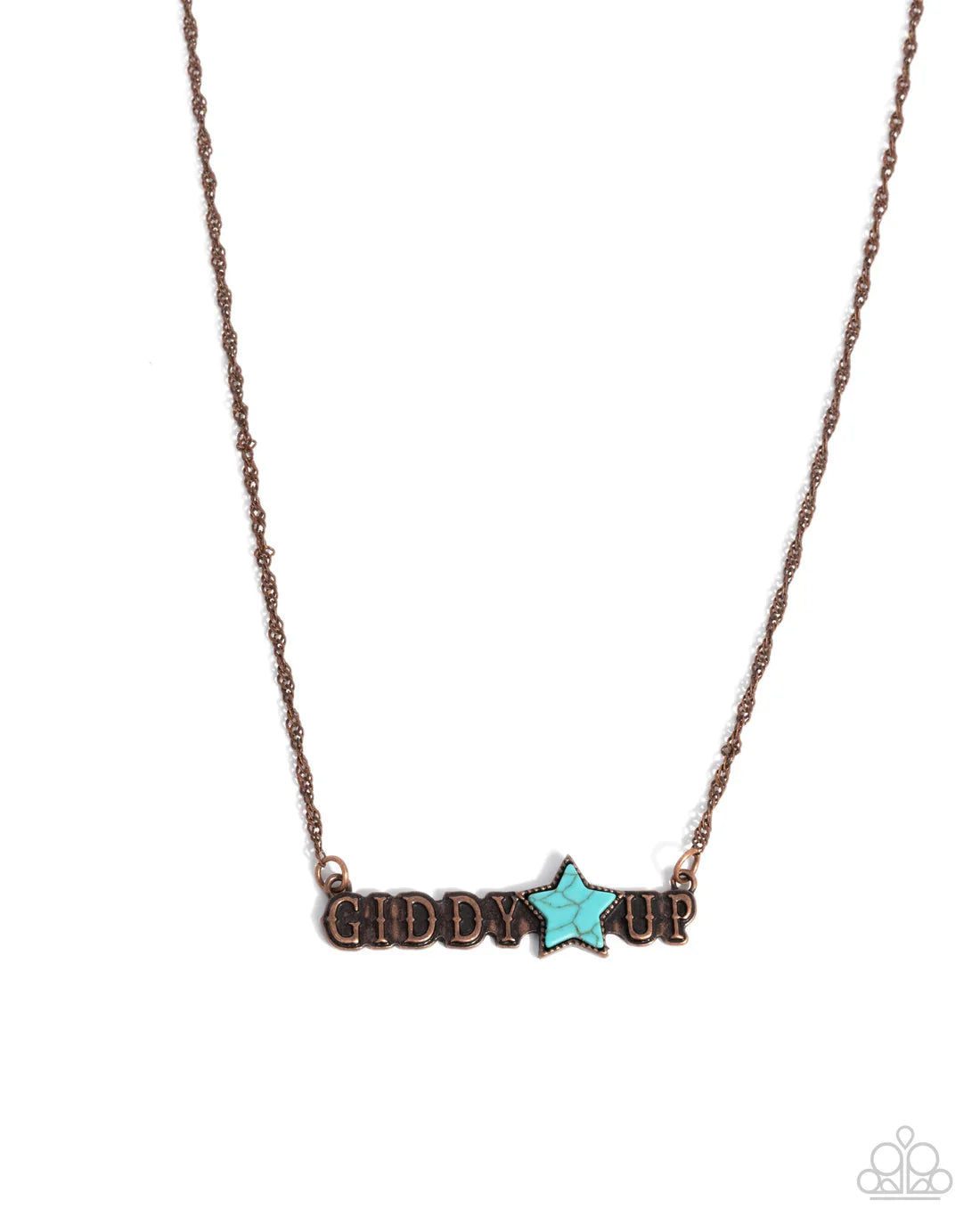 Giddy Up Glam - Copper ♥ Necklace