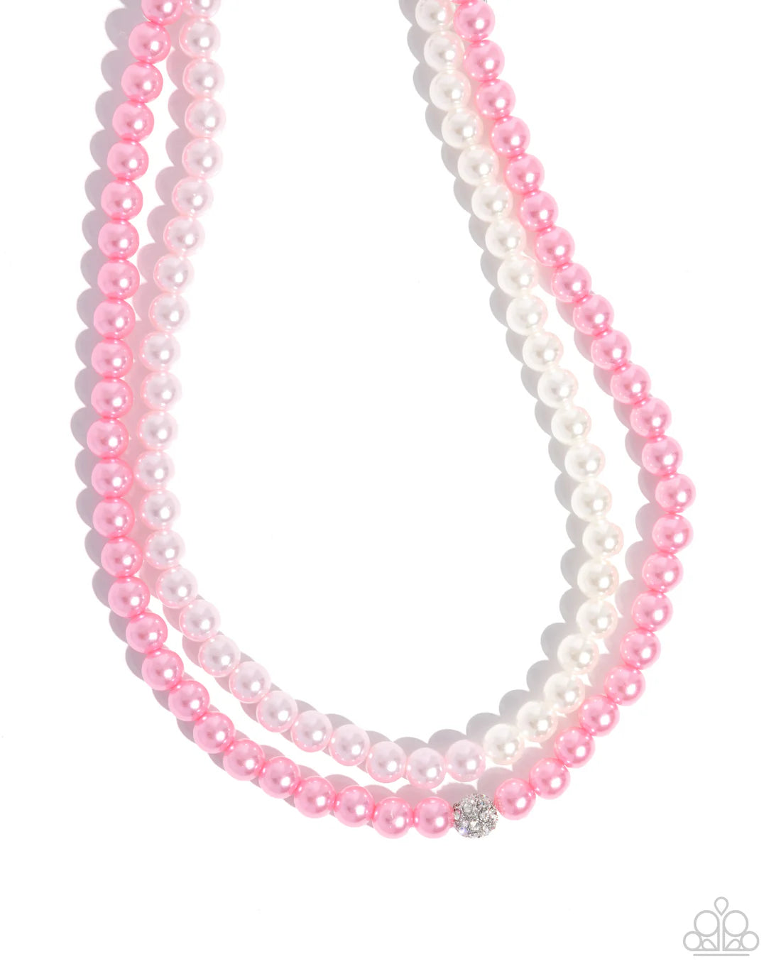 Pearly Paladin - Pink ♥ Necklace