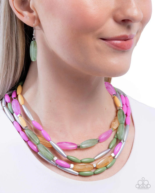 Milky Mambo - Green ♥ Necklace