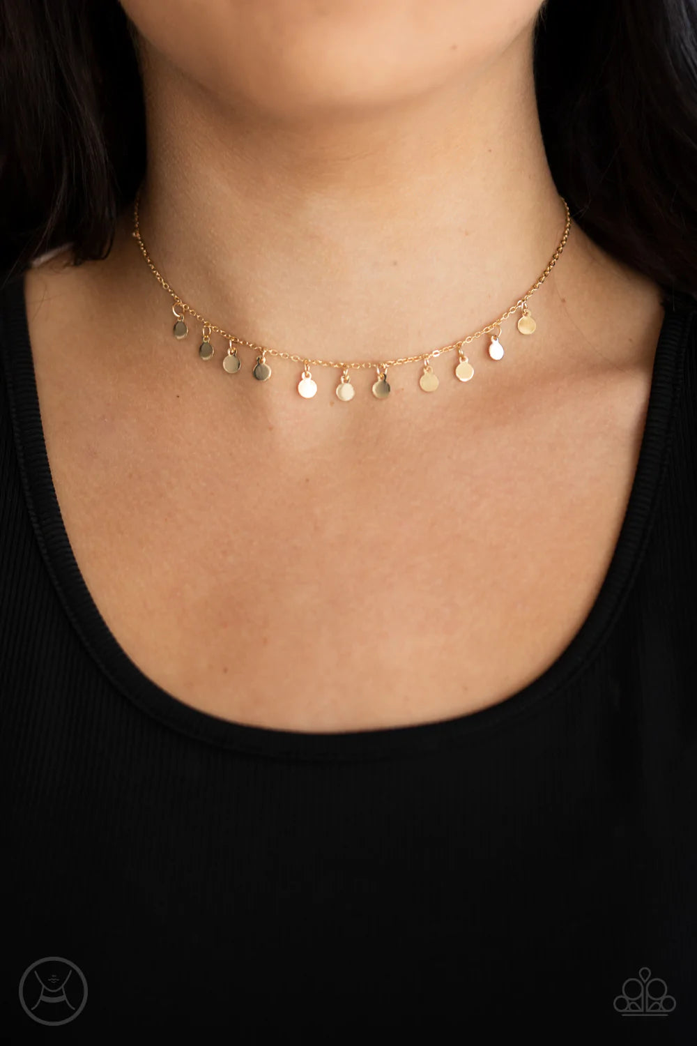 Ready, Set, DISCO! - gold - necklace