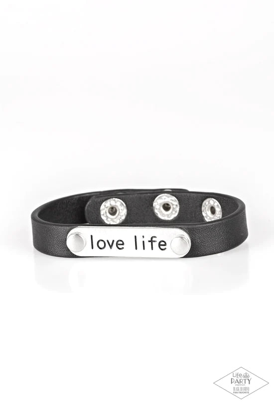Love Life - Black ♥ Bracelet