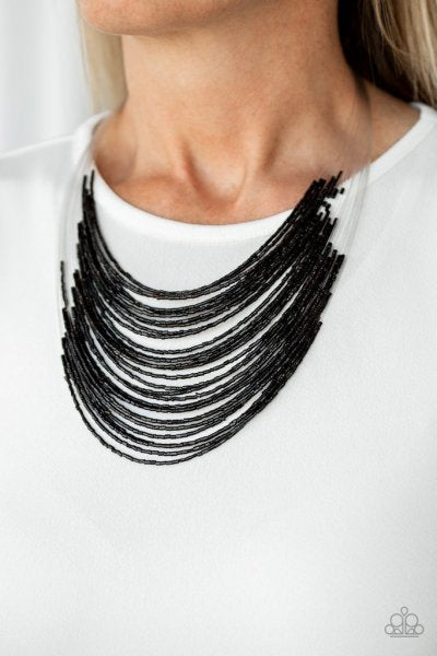 Catwalk Queen - Black ♥ Necklace