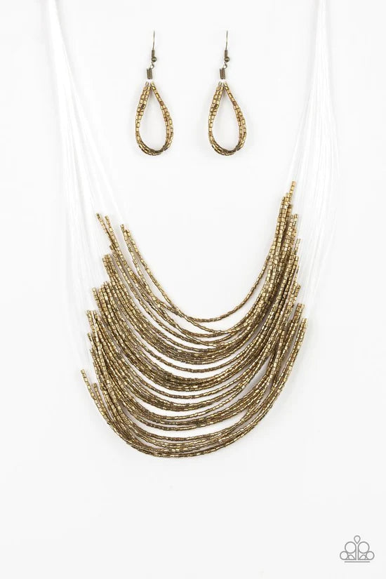 Catwalk Queen 2 - Brass ♥ Necklace