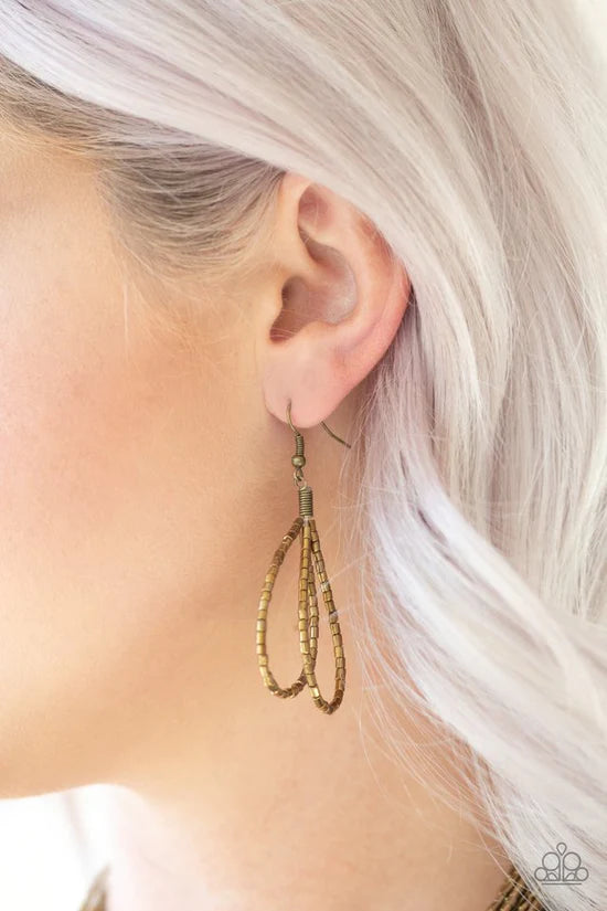 Knotted Knockout - Brass ♥ Necklace