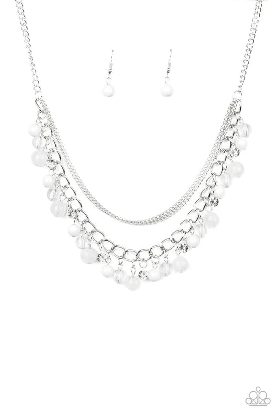 Wait and SEA - White ♥ Necklace