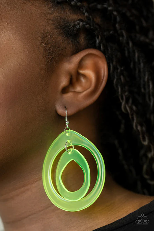 Show Your True NEONS - Yellow ♥ Earrings