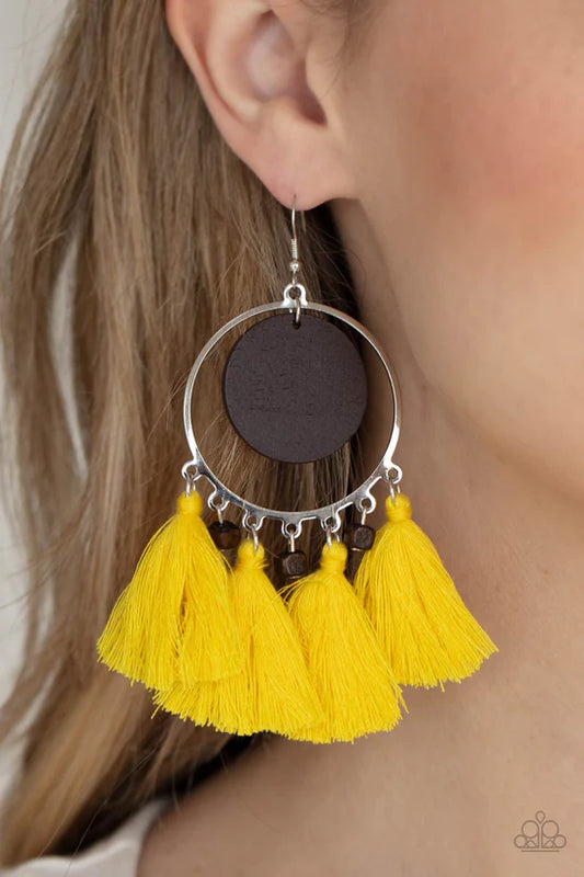 Yacht Bait - Yellow ♥ Earrings