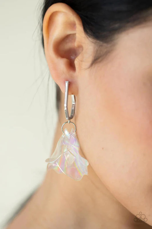 Jaw-Droppingly Jelly - Silver ♥ Earrings