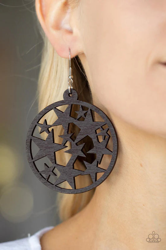 Cosmic Paradise - Brown ♥ Earrings