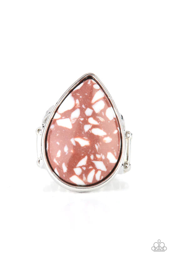 Stormy Sunrise - Brown ♥ Ring