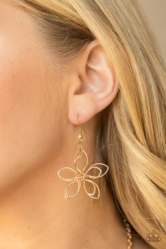 Flower Garden Fashionista - Gold ♥ Necklace