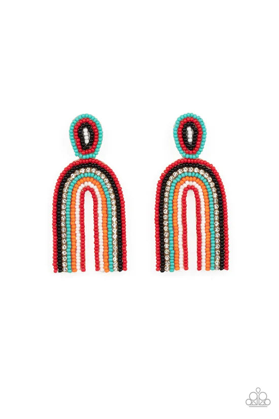 Rainbow Remedy 3 - Multi ♥ Post Earrings
