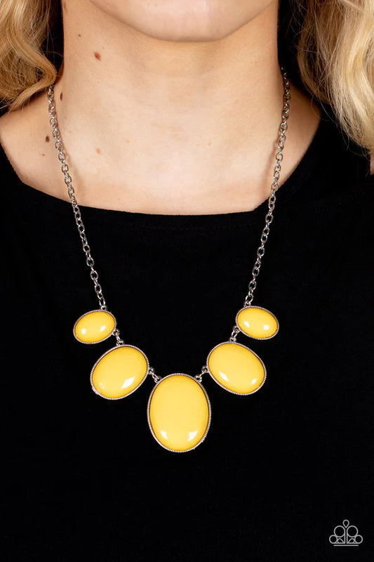 Vivacious Vanity - Yellow ♥ Necklace