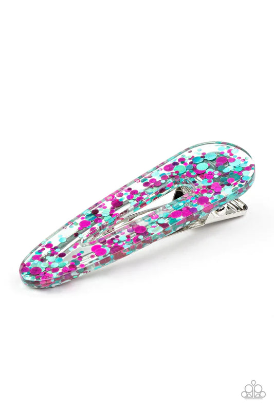 Wish Upon a Sequin - Pink ♥ Hair Clip