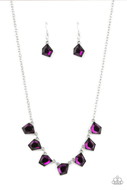 Experimental Edge - Purple ♥ Necklace