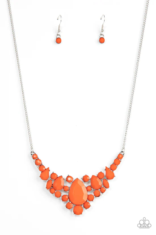 Bali Ballroom - Orange ♥ Necklace