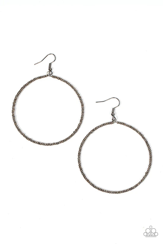 Basically Beaded - Black ♥ Earrings