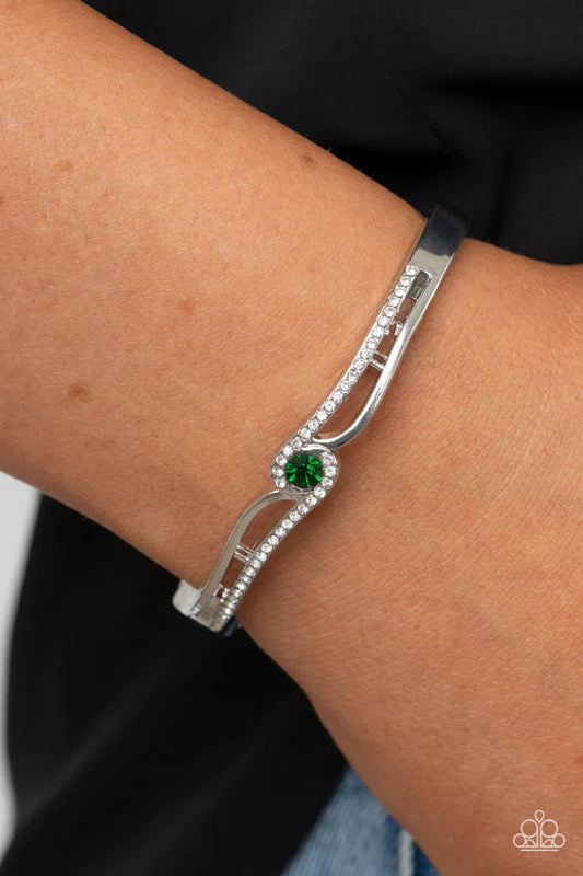 Top-Shelf Shimmer - Green ♥ Bracelet