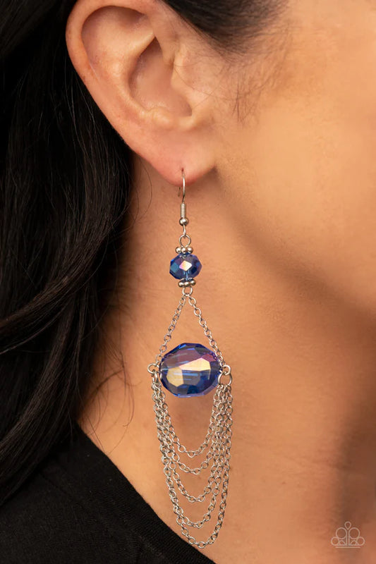 Ethereally Extravagant - Blue ♥ Earrings