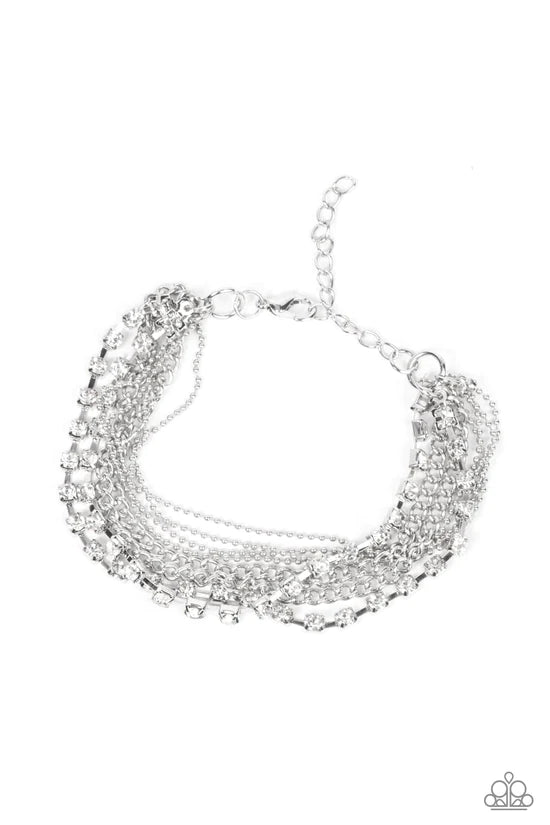 Secretly Sassy - White ♥ Bracelet