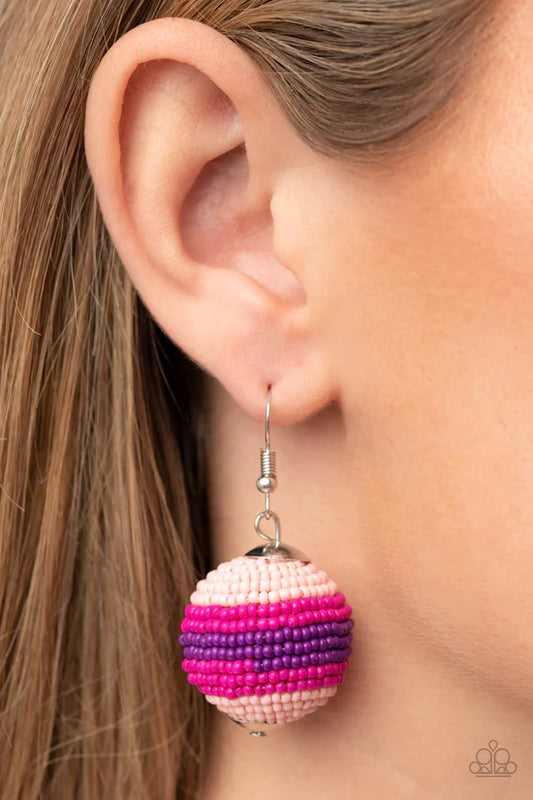 Zest Fest - Pink ♥ Earrings