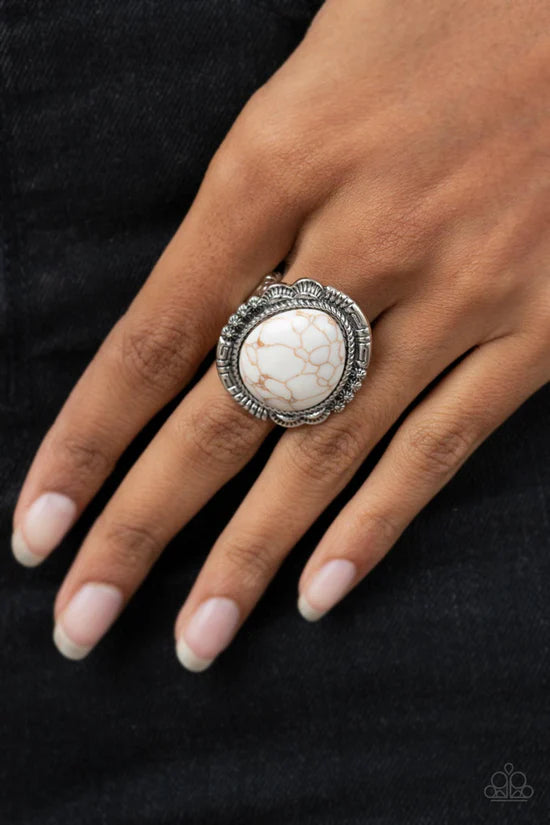 Salt of the Earth - White ♥ Ring