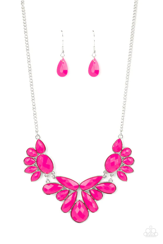 A Passing FAN-cy - Pink ♥ Necklace