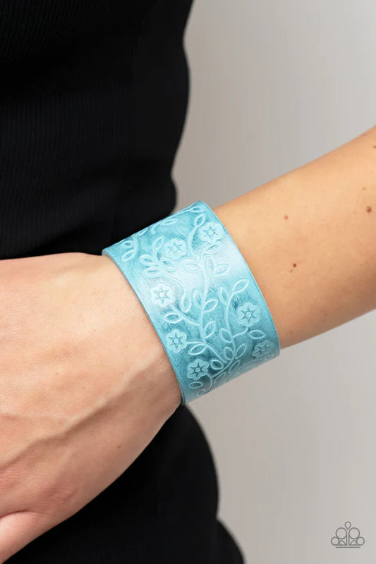 Rosy Wrap Up - Blue ♥ Bracelet