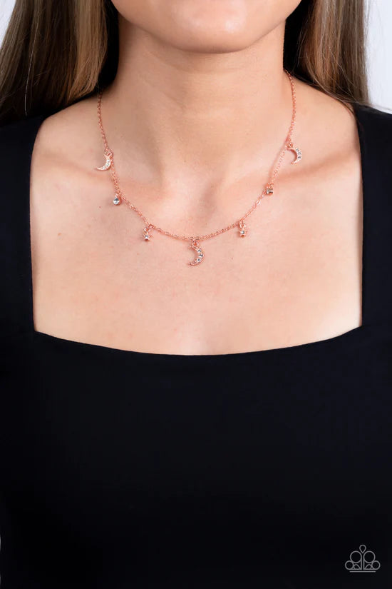 Lunar Lagoon - Copper ♥ Necklace