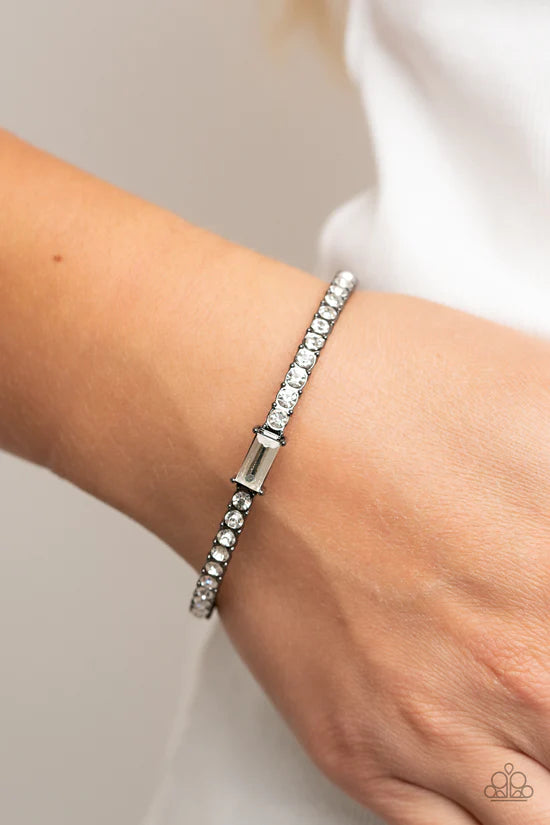 Party Crashing Couture - Black ♥ Bracelet