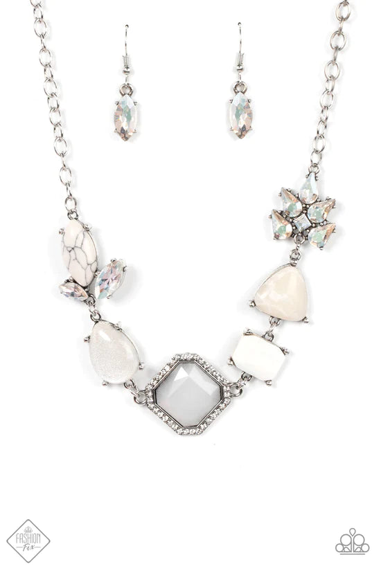 Eco Enchantment - White ♥ Necklace