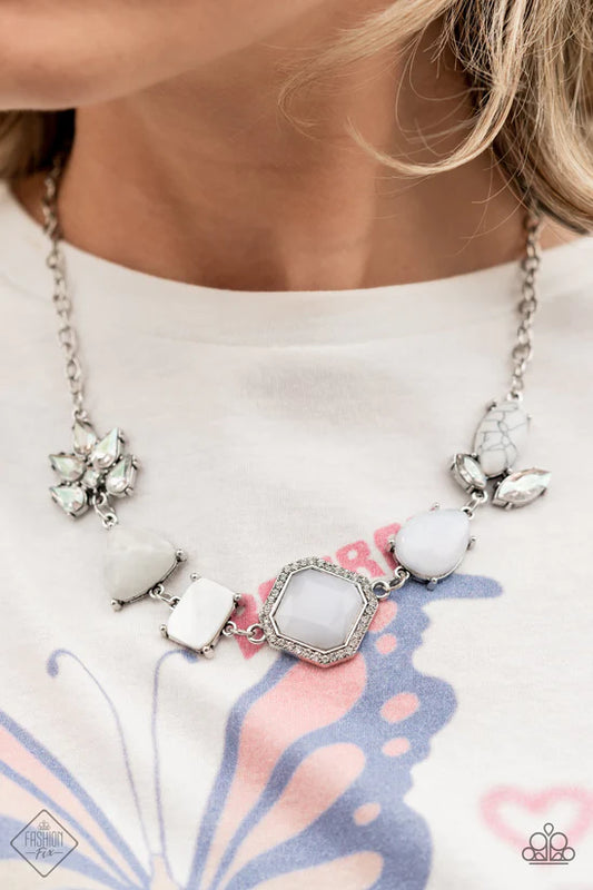Eco Enchantment - White ♥ Necklace