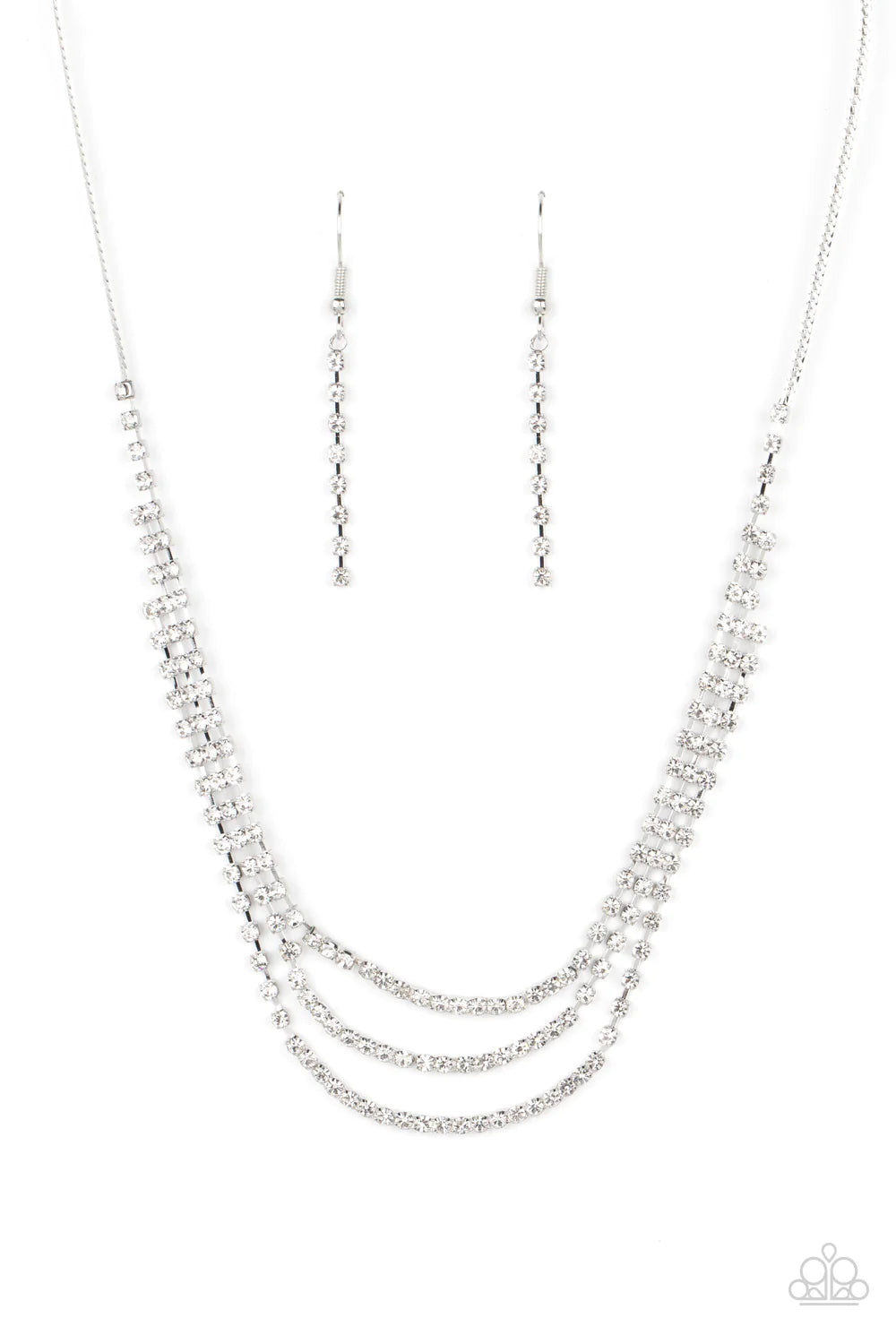 Surreal Sparkle - White ♥ Necklace