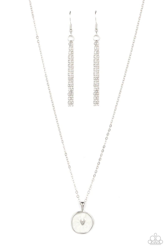 Do What You Love - White ♥ Necklace