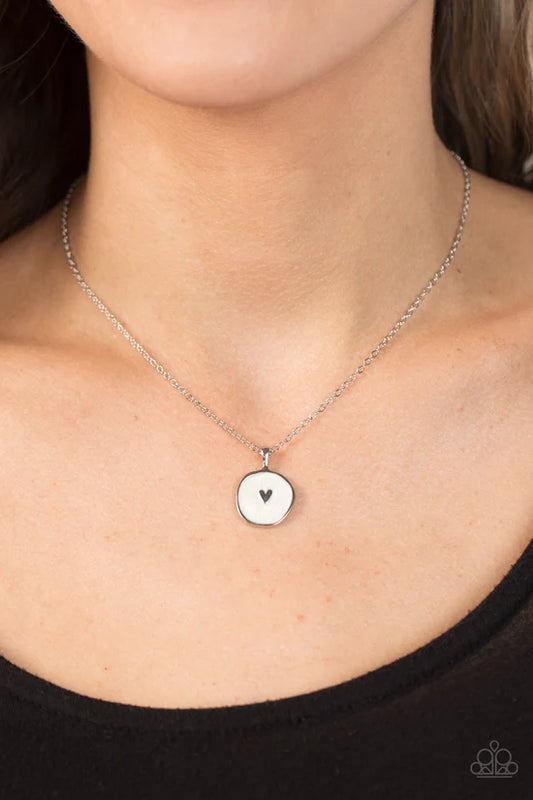 Do What You Love - White ♥ Necklace