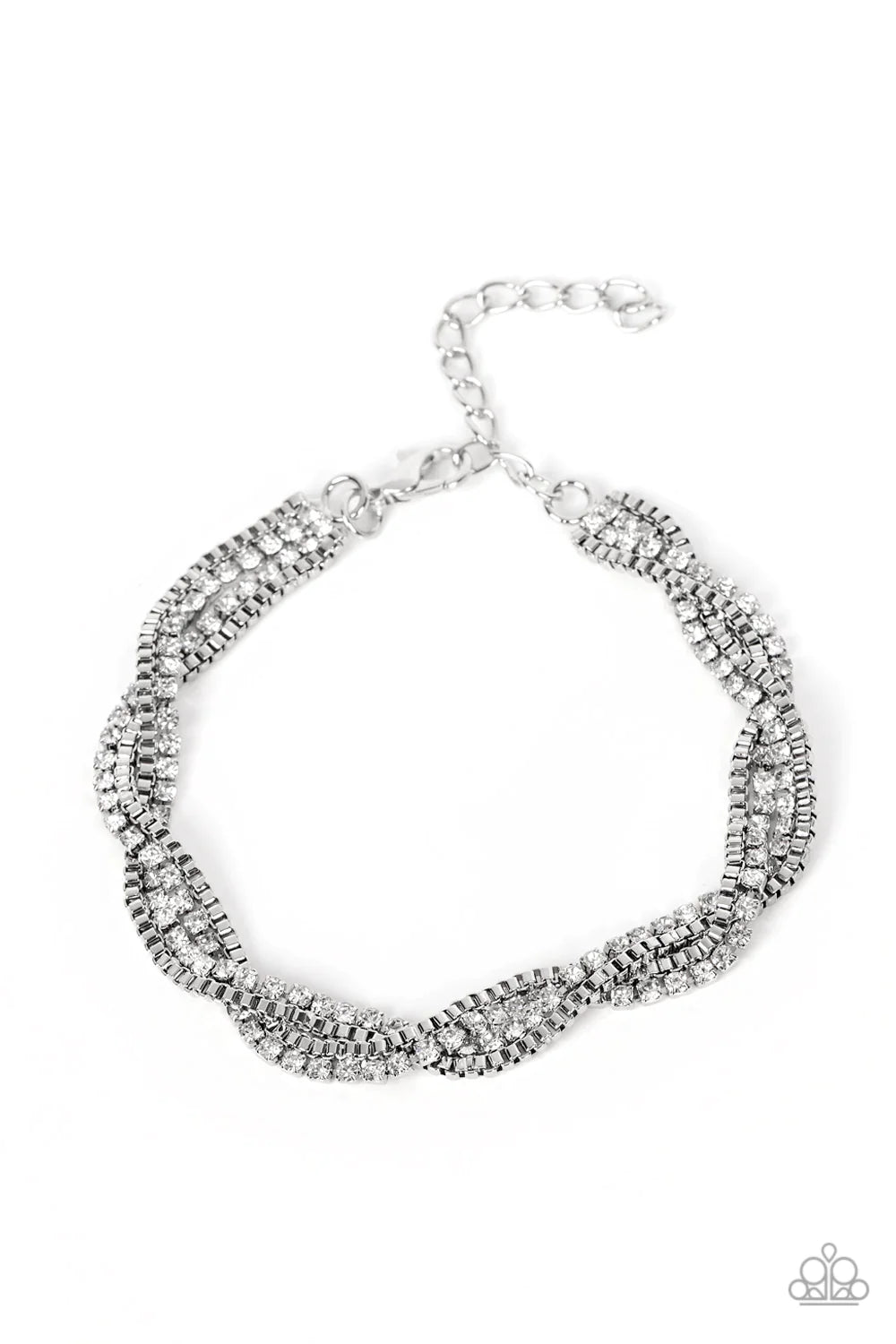 Box Office Bling - White ♥ Bracelet