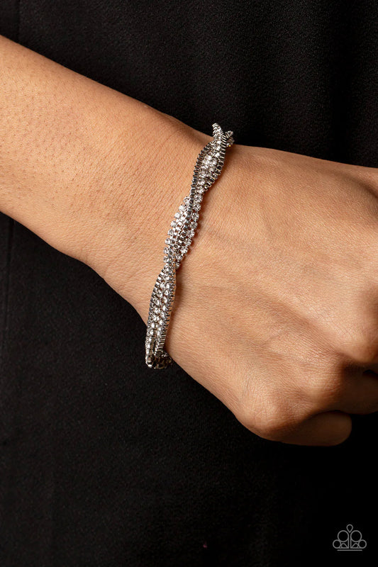 Box Office Bling - White ♥ Bracelet