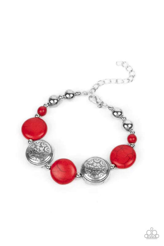 Oasis Orchard - Red ♥ Bracelet