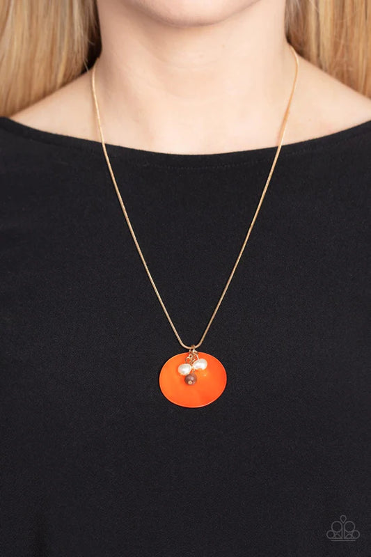 Beach House Harmony - Orange ♥ Necklace
