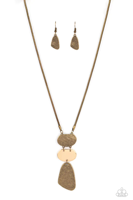 Riverside Respite - Brass ♥ Necklace
