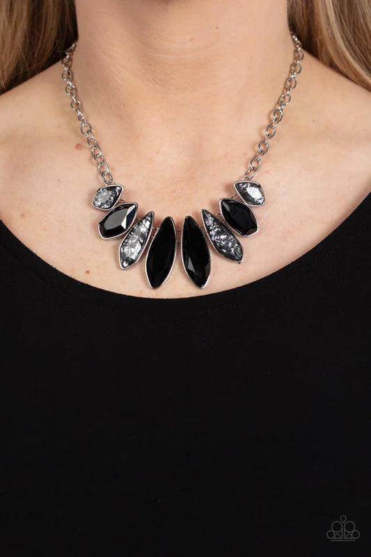 Crystallized Couture - Black ♥ Necklace