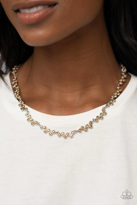 GLOWING Admiration - Brown ♥ Necklace