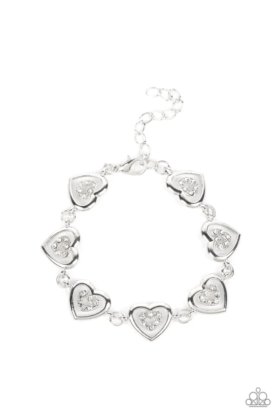 Catching Feelings - White ♥ Bracelet