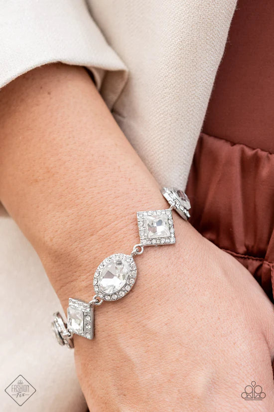 Decade of Dazzle - White ♥ Bracelet