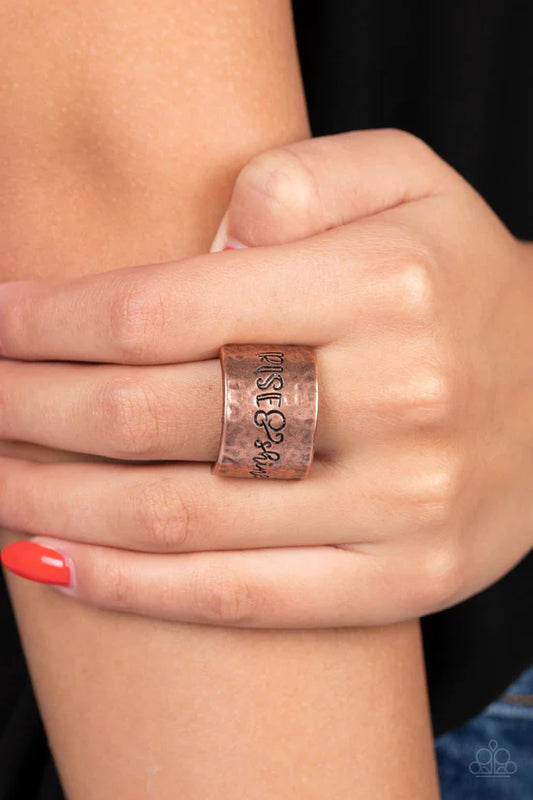 Sunrise Street - Copper ♥ Ring