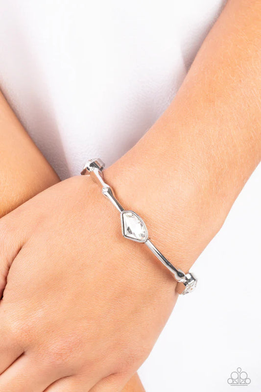 Chiseled Craze - White ♥ Bracelet