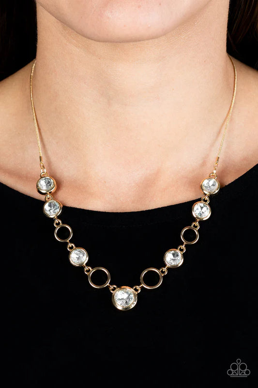 Elegantly Elite - Gold ♥ Necklace