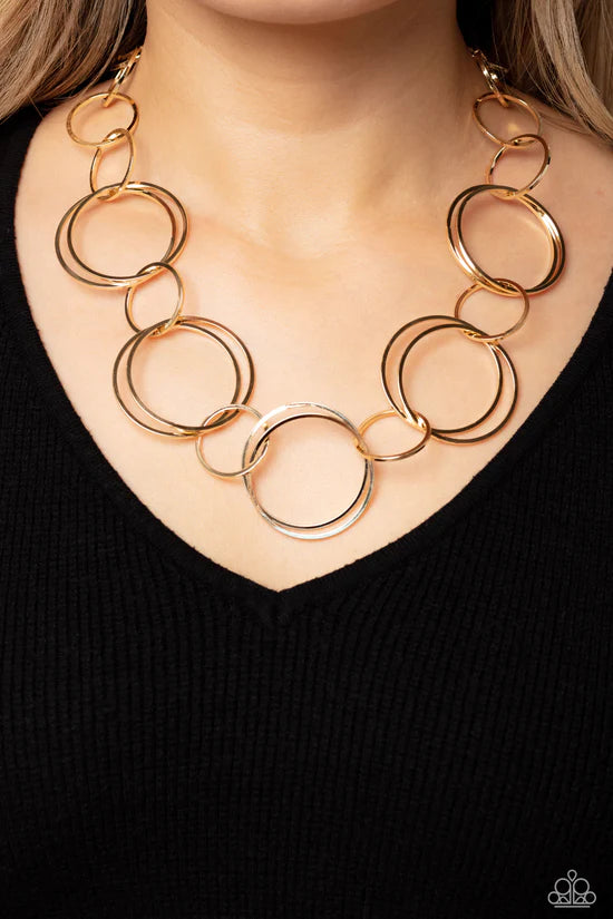 Shimmering Symphony - Gold ♥ Necklace