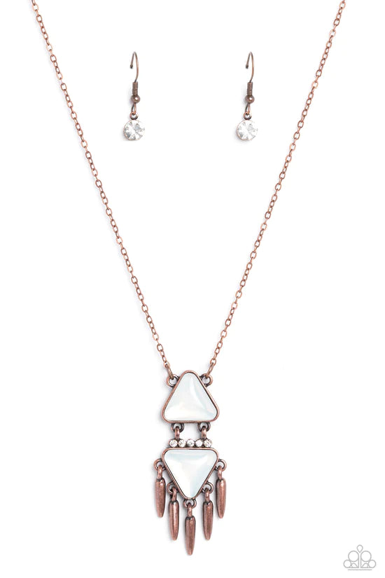 Under the FRINGE - Copper ♥ Necklace